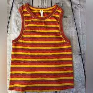 Racer ribbed tank by Anthropologie Size Small